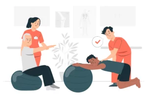 esercizi di stretching per anziani nella fisioterapia a domicilio